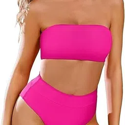 fast cry Crzygx Embroidered Women Bikini Pink Swimsuit-picture-33