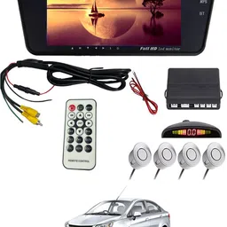 monolive 7inch BT Screen Full HD Rearview Monitor Screen With Silver Sensor-236 Multicolor LCD image 1