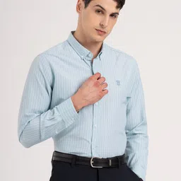 red tape Men Relaxed Fit Fit Striped Spread Collar Casual Shirt-picture-25