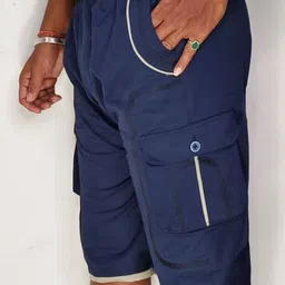 jahu fashion Solid Men Three Fourths image 4