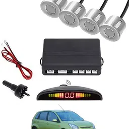 peeps store Universal 4 Silver Reverse Parking Sensor-AP25A617 Universal 4 Silver Reverse Parking Sensor-AP25A617 Parking Sensor-picture-15