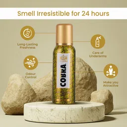 st-john Cobra Deo No Gas Music Deodorant Body Spray (100ML) and Cobra 80ML Perfume image 3