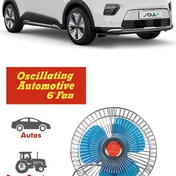 genipap Oscillating Fan 6 Inch 12V Automotive For Car/Truck/Auto rickshaw-PKN0873 Car Interior Fan-picture-38