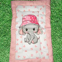 hvstoree Cotton Baby Bed Sized Bedding Set (Multicolor) Cotton Soft Baby Sleeping Mattress Pack Of 5 set Digital Godadi image 2