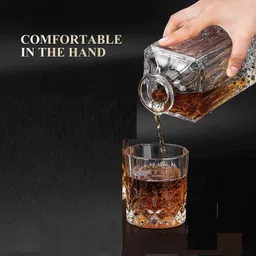 arten Glass European Lid Jug Pitcher Rum perfume Bourbon Liquor Champagne Alcohol Decanter image 2