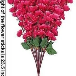 procyon Red Orchids Artificial Flower image 3