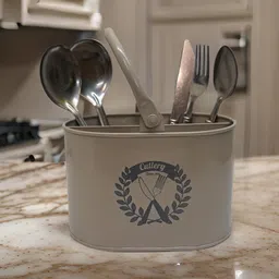 ism handicrafts Empty Cutlery Holder Case image 1