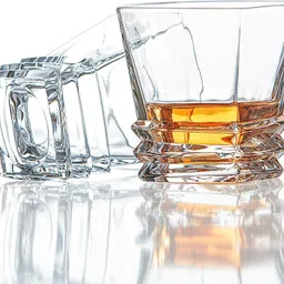 okechuku (Pack of 4) 101__ hsfdh pack of 4jumper Glass Set Water/Juice Glass image 2