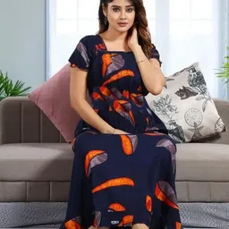 nayra enterprieses Pack of 2 Women Nighty image 2