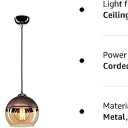 msm Celling Light For Home, Café, Rastaurant Chandelier Ceiling Lamp(Pack of 2) Chandelier Ceiling Lamp image 3