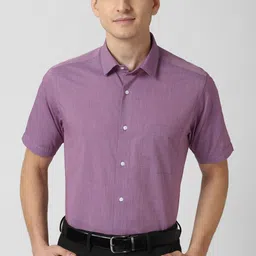 peter england Men Regular Fit Self Design Formal Shirt-picture-18