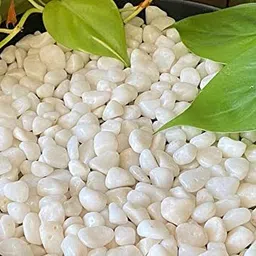 lican Decorative Ornamental River Rocks Tumbled Stones Pebbles Regular Round Sandstone Stone image 2