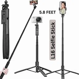 EVAAENTERPRISES Steady, Sleek Best L16 Selfie Stick Bluetooth Selfie Stick-picture-24