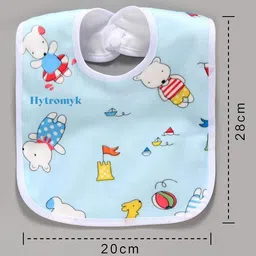 hytromyk baby bib Super Soft Cotton Daily Use,Velcro bibs for baby appron image 3
