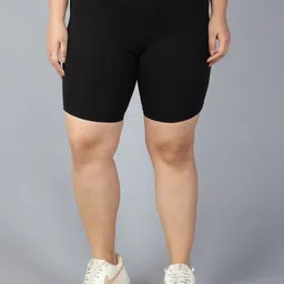 plus size Solid Women Black Tights-picture-10