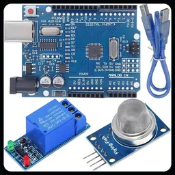 randd A-Uno R3 SMD Board with Cable 1 Channel 5V Relay Module MQ2 Smoke Sensor Module Electronic Components Electronic Hobby Kit-picture-16