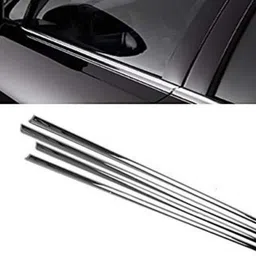 rimpil Lower Window Garnish Amaze Chrome Honda Amaze Side Garnish image 2