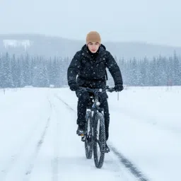 Highever korean style (double layers warm fabric) winter cap for men Woven Beanie image 4