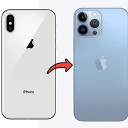 Hespa iPhone X to iPhone 13 Pro Full Body Housing Converter Kit Include Battery Adhesive & Waterproof Seal - Full Panel-image-15