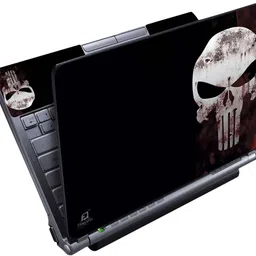 FineArts White Skull Full Panel Vinyl Laptop Decal 15.6-picture-39