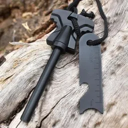 mantrazstore Linist Magnesium Spark Fire Starter, Thick Bushcraft Survival Firesteel Rod Flint Fire Starter Striker Included image 4