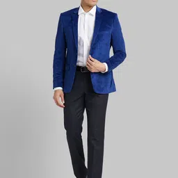 parx Men Printed Single Breasted Formal Blazer image 5