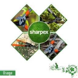 sharpex White Carbon Steel Lopper With Telescopic Handle Gardening Tool image 5