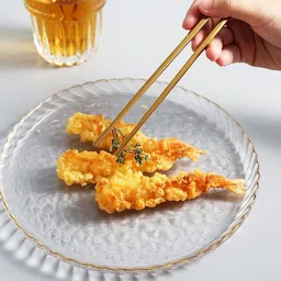 9up Elegant Travel Cutlery Set Gold & Green Spoon Fork Chopsticks with Carry Case Stainless Steel Cutlery Set image 5