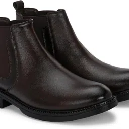layasa Men High Top Chelsea Slip-On Chukka Height Increasing Boots For Men image 3