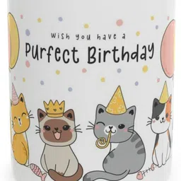 giftspedia Photo & Text Printed Cup For Birthday , Anniversary Gift White mug + Keychain 22 Ceramic Coffee Mug-picture-20