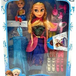 hda group Moveable Arms & Legs Doll Toy for Girls with Dress and Fashion Accessories-picture-37