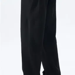 dockstreet Men Solid Black Track Pants-picture-16