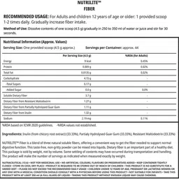amway Nutrilite Fiber Drink Mix for Daily Fiber Intake Plant-Based Protein image 3