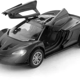 Premium Metal Die-Cast Sports Racer Car Realistic Sound Lights Doors Collectible-image-34