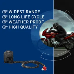 uno minda SW-0575 HB Switch (Left Side) With Self Start Bajaj Pulsar NS 200/NS 160 Handle Bar image 3