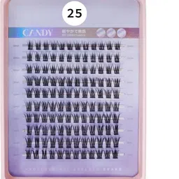 cosluxe Lash Clusters Eyelash Extensions 200 PCS C Eyelashes Clusters- No-25- 10-12-14mm-picture-15