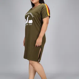 christy world Pack of 2 Women Colorblock Round Neck Pure Cotton Multicolor T-Shirt image 3