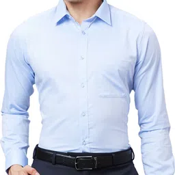 raymond Men Slim Fit Self Design Formal Shirt-picture-19