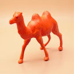 sarasi Farm Animals Figure Set For Kids, Giraffe, Sheep, Camel, Cow [4Pcs, Multicolor] image 3