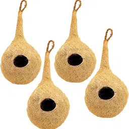 liveonce NATURAL BIRD NEST FOR ALL TYPES OF BIRDS AND CAGES BIRDS ACK OF 4 Bird House-picture-18