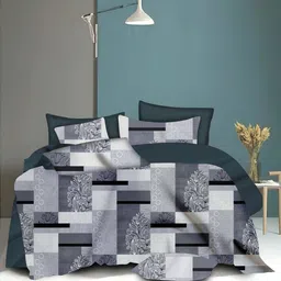 flipkart smartbuy Cotton Double Flat 104 TC Floral Bedsheet-picture-28