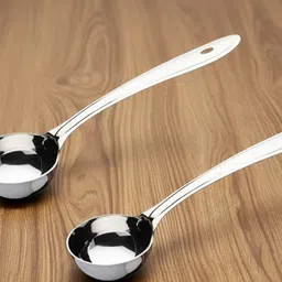 2 Pieces Stainless Steel Ladle Set Kitchen Tool Set-image-33