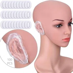 pratyang Ear Cover for Shower 100 Pcs, Waterproof Ear Protector, Ear Shower Caps P53-picture-11