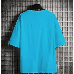 nb nicky boy Men Top & Pyjama Set Light Blue, Black Printed image 2