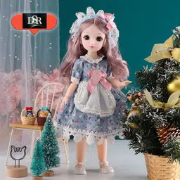dsr 30Cm 1Ps of Girls Look Durable Fashion Princess Doll Hand & Legs Movable Doll Toy for Kids-(Color:Multicolor - 30Cm)-picture-13