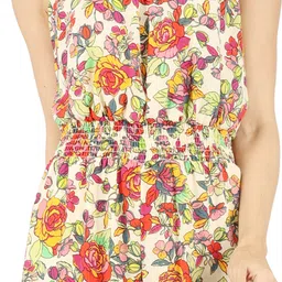 fuegobella Floral Print Women Jumpsuit image 4