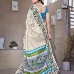 yashika Printed Daily Wear Art Silk Saree image 2