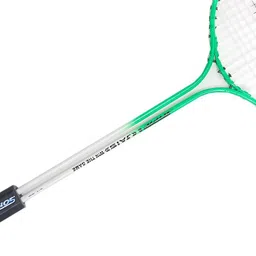 willwin COMBO SAMASH BADMINTION SET OF ( 4 RACQUET + 6 NAYLON PLASTIC SHUTTLES+ 1 NET) COMPLETE KIT Badminton Kit image 3