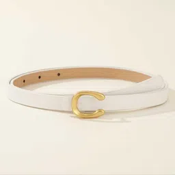 hapani fashion Women Party White Artificial Leather Belt-picture-38