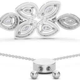 Sparkles BIS Hallmarked With IGI Certifed White Gold 14kt Bracelet image 3